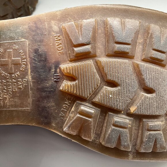 Dr. Martens Womens Leather Ankle Boots Ox Blood Size UK 3 US 5 vintage - Picture 3 of 13